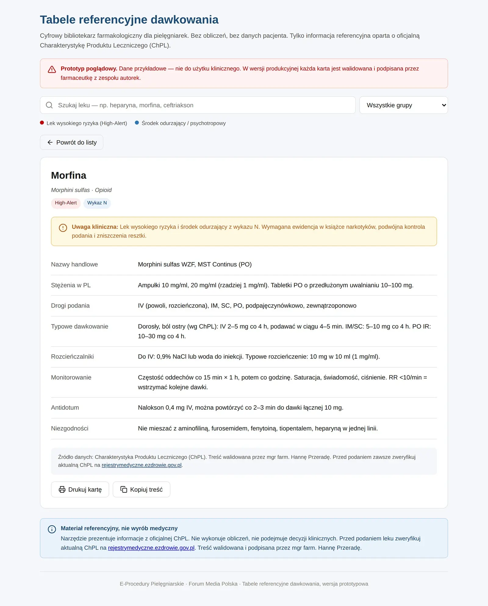 E-Procedury Pielęgniarskie